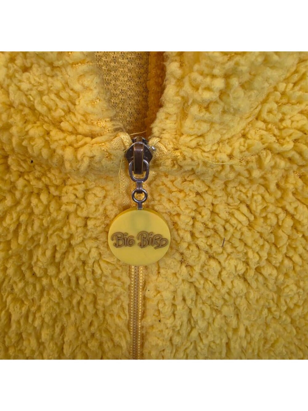Sesame Street Big Bird Adult Hooded Costume Sherpa Jumpsuit S/M Spirit 2024 - Picture 6 of 8